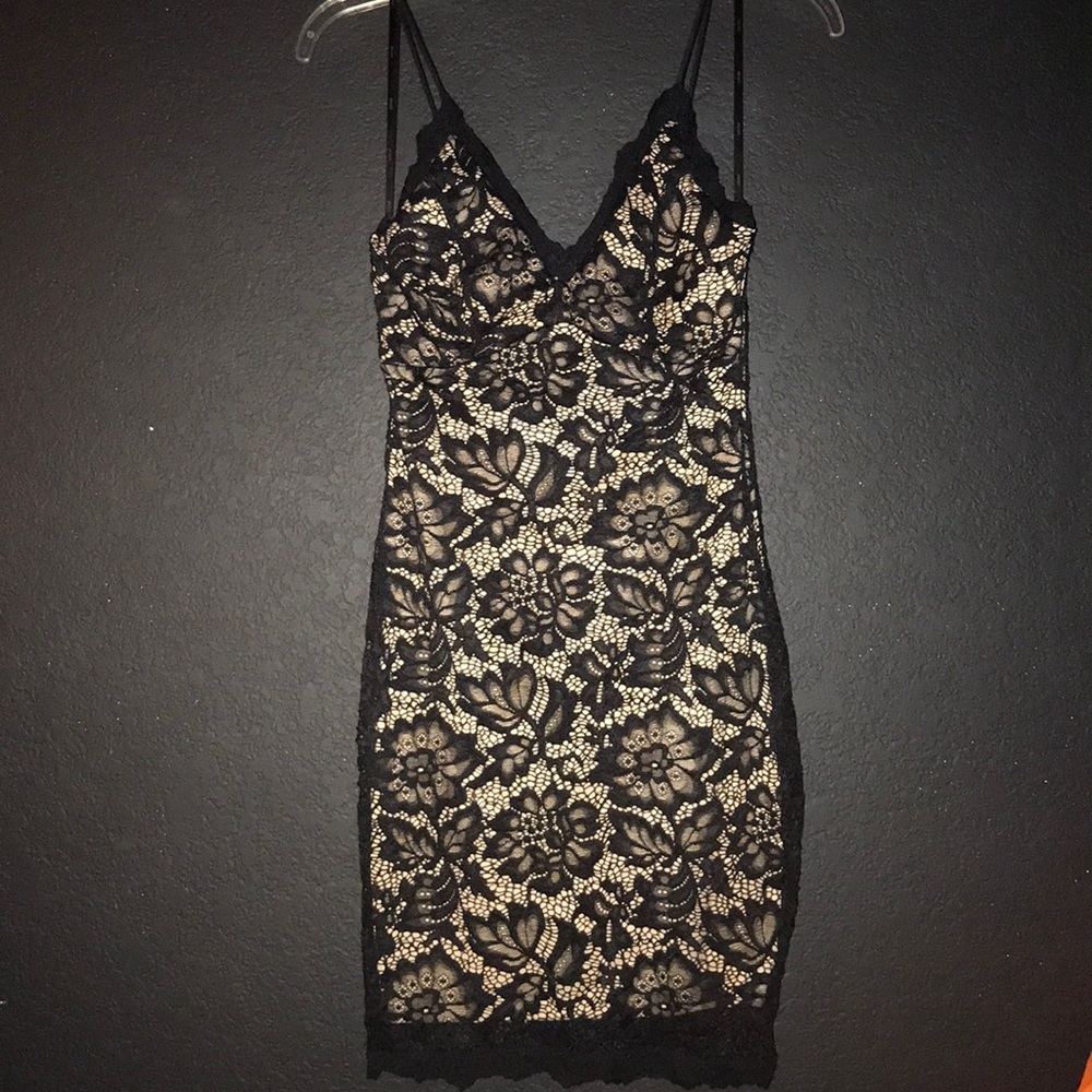 Lace mini dress